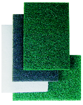 PAD HAND 6X9X1/4 GREEN MED SCOURING/CLEANING 10/PK - Scouring Pads
